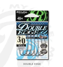 Ryugi Japan Double Edge Offset Worm Hook chose size, from Japan