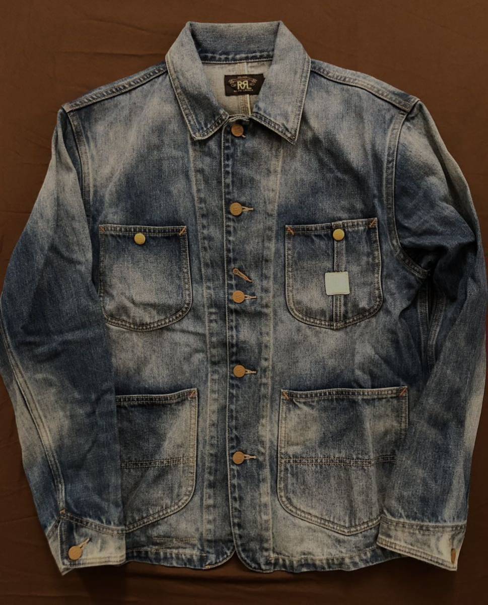 Used RRL Fremont Barn Denim Jacket Coveralls Denim Jacket Size M 