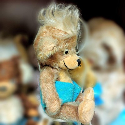 Merrythought Vintage Punkinhead 限定版 Vintage 1956 Very RARE Merrythought Punkinhead Bear Tagged