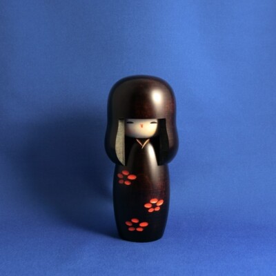 Kokeshi Holzpuppe ''shunsai'' (spring scenery) by Usaburo ca. 13cm