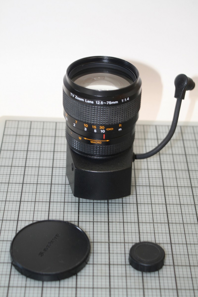 TV Zoom Lens 12.5-75mm 1:1.4 サイズ不明 TV ZOOM 12.5-75mm 1:1.4 Made in Japan LENS * | eBay