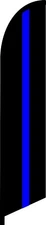Thin Blue Line SWOOPER FEATHER FLAG BANNER SIGN KIT 6611