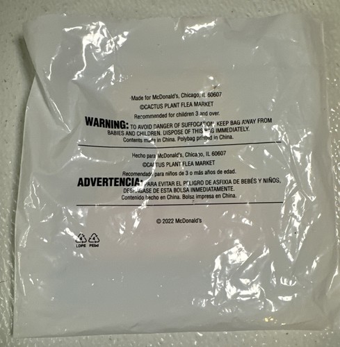 Opened - Mcdonald's Cactus Plant Flea Market Adult Happy Meal Toy - Birdie 2022 - Picture 3 of 3