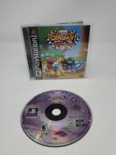 Smurf Racer Play Station PS1 Black Label Complete With Manual CIB Clean Disc