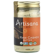 Artisana Organic Cashew Butter 14 oz 397 g Gluten-Free, Kosher, Non-GMO,