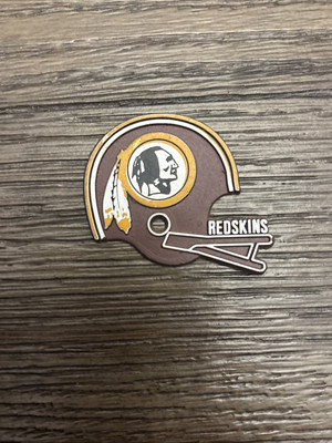 Vintage 1975 NFL WASHINGTON REDSKINS Football Helmet Fridge Magnet QUANTITY ONE
