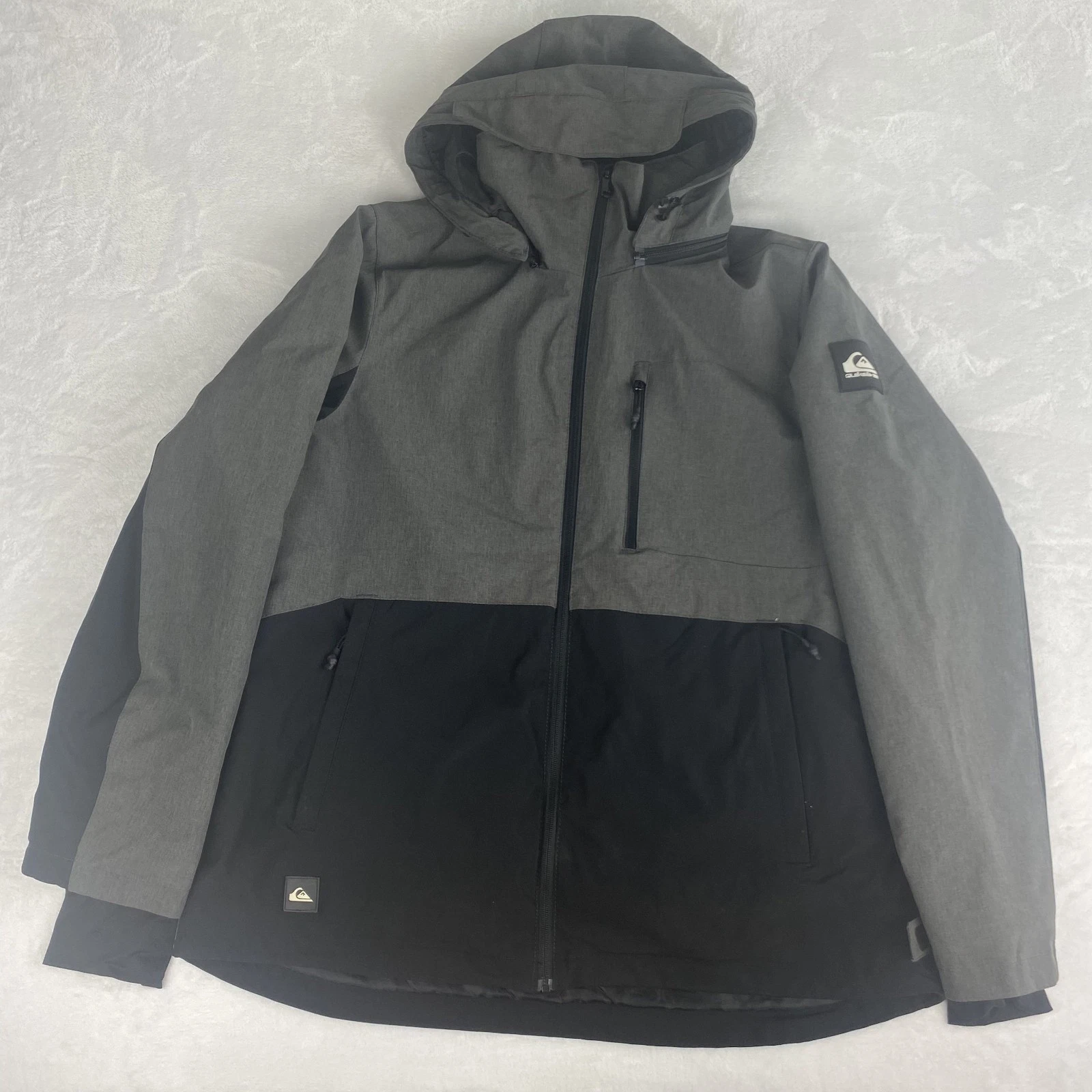 Quicksilver Sycamore Block Technical Snow Winter Jacket Large Gray Dry Flight image 1