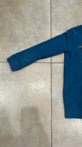 Girls Gymboree Teal Sweatshirt With Sequin Bead Embroidery Bird Design, Size M 7 - Picture 3 of 6