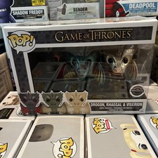 Funko Pop! Game of Thrones Drogon Rhaegal & Viserion Esclusiva GameStop Metallizzata