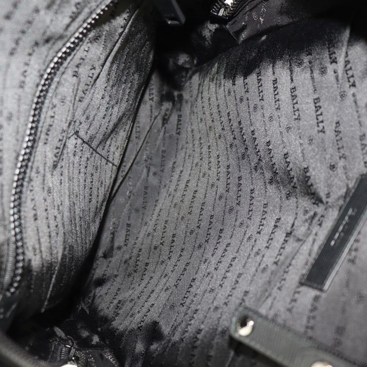 BALLY Authentic Backpack Daypack Designer Leather… - image 8