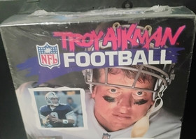 TROY AIKMAN FOOTBALL Atari Jaguar Cart Factory Sealed DAMAGED - Grade D