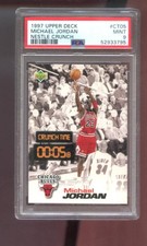 1997-98 Upper Deck Nestle Crunch Time #CT05 Michael Jordan PSA 9 Graded Card NBA