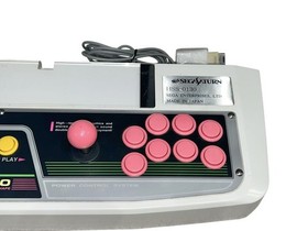 Sega Saturn Virtua Stick Pro Arcade Controller Boxed Tested Working Japan