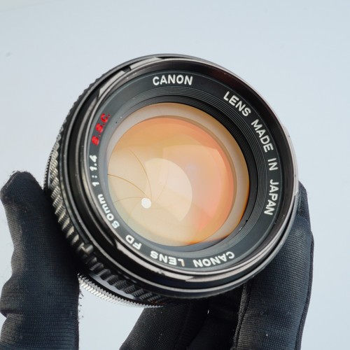 GOOD Canon FD 50mm F/1.4 S.s.C. o Prime Lens - Picture 4 of 19