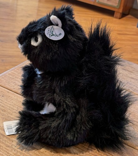 PINEHURST GOLF Plush “FOX SQUIRREL” Driver HEAD COVER Black & White NEW w/Tags - Picture 3 of 13