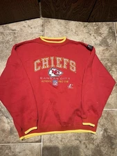 Vintage 90s Kansas City Chiefs Logo Athletic Pro Line Sweatshirt Size Xl