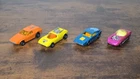 Lot Of 4 Early 70s Lesney Matchbox Superfast Cars Tanzara Mod Rod Saab Draguar