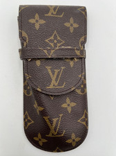 LOUIS VUITTON Monogram Etui Lunette Rabat Glasses Case M62970 japan Used