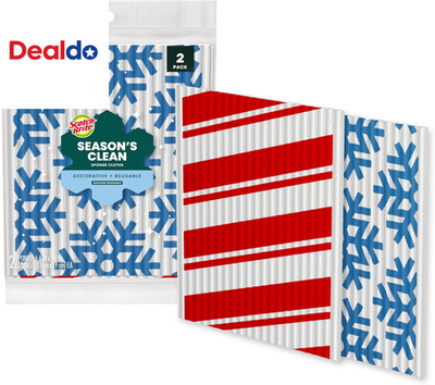 Season S Clean Sponge Cloths, Reusable Dish Towel That Absorbs like a Sponge, Ho
