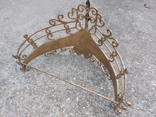 OctoRose Metall Wanddeko Teester Krone Prinzessin über dem Bett Bronze Gold Optik - Bild 5 von 15