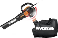 WORX WG512 12 Amp Trivac, 3 in 1 Electric Leaf Blower, Leaf Vacuum & Leaf Mulche