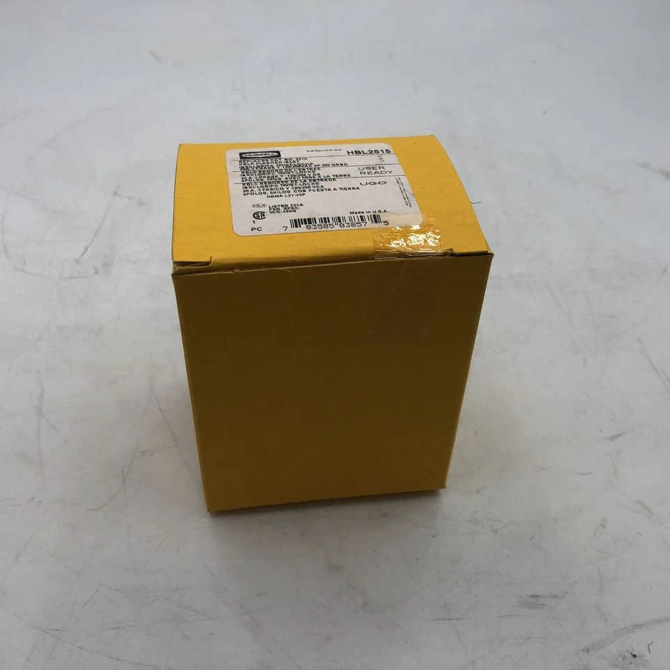 Hubbell HBL2515 Locking Flanged Inlet 20A 3P 120/208 VAC NEW - Image 4 of 4