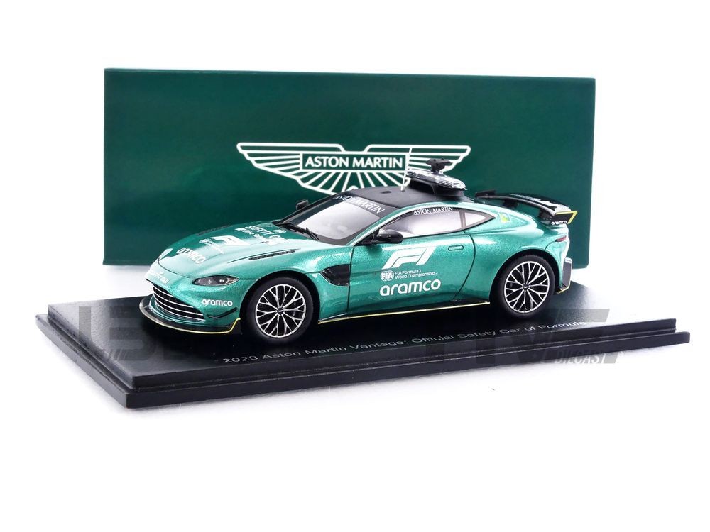 ミニカー Aston Martin Vantage Safety Car 2021 Aston Martin Vantage twin-turbo 4 litre V8 F1 Safety Car 2021