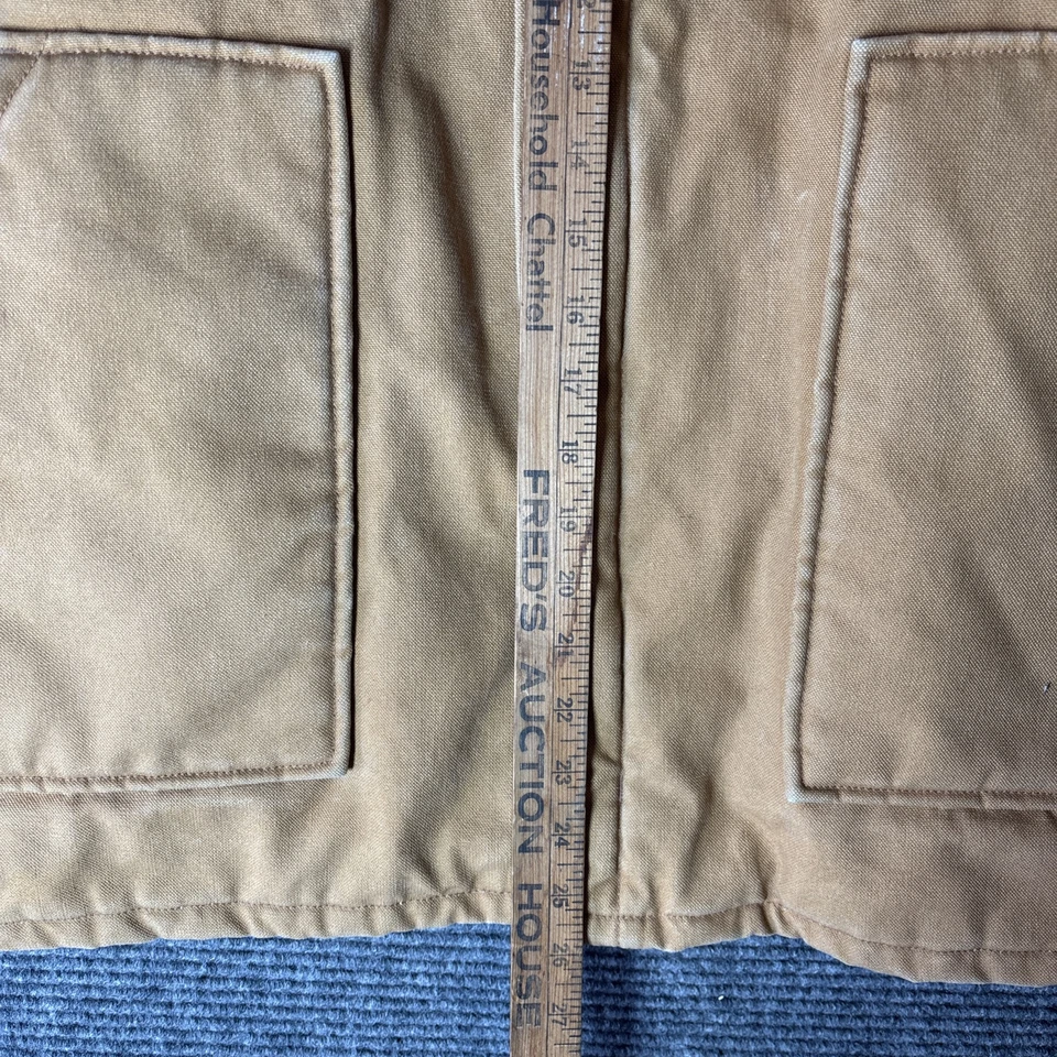 Chaqueta Walls Blizzard Pruf Abrigo de Lona de Pato a Presión Pana Cuello Grande Alto Foto 3 de 4