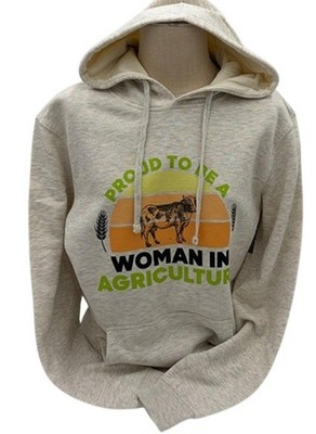 Legend or Lies Woman In Agriculture Boyfriend Fit Hoodie - 092625WH-WA