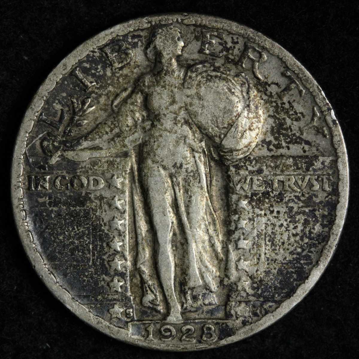 モダーンズ('88米) 1928-S Standing Liberty Silver Quarter VF E282 AYZX | eBay