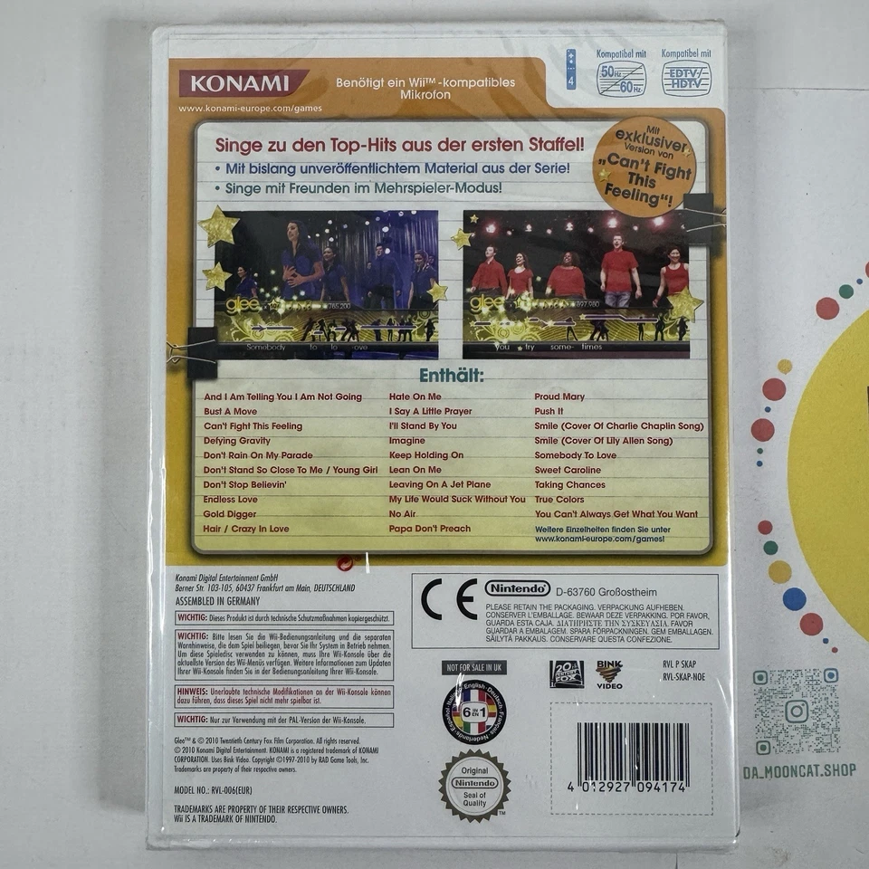 Karaoke Revolution: Glee Nintendo Wii PAL Video Game European Version New Sealed - Image 2 of 4