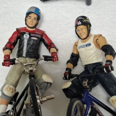 2000 Road Champs Action Figure Jakks Pacific Mini BMX Bike Lot 