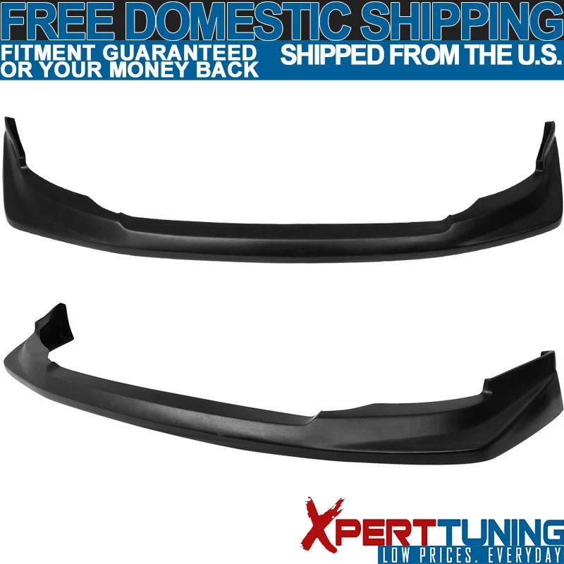 Fits 08-15 Mitsubishi Lancer EVO 10 X Front Bumper Lip Spoiler PU — 第 3/4 张图片