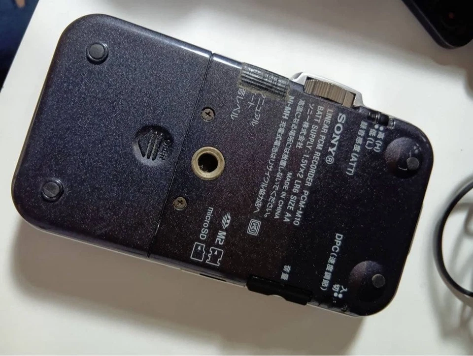 [Good Condition] SONY Linear PCM Recorder M10 Black PCM-M10/B #520 - Image 3 of 4