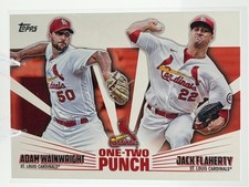 2023 Topps Series 1 - One-Two Punch Jack Flaherty, Adam Wainwright #12P-5