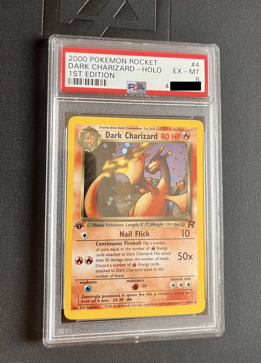 Pokemon Complete Team Rocket 1st Edition Holo PSA 6 - 18/18