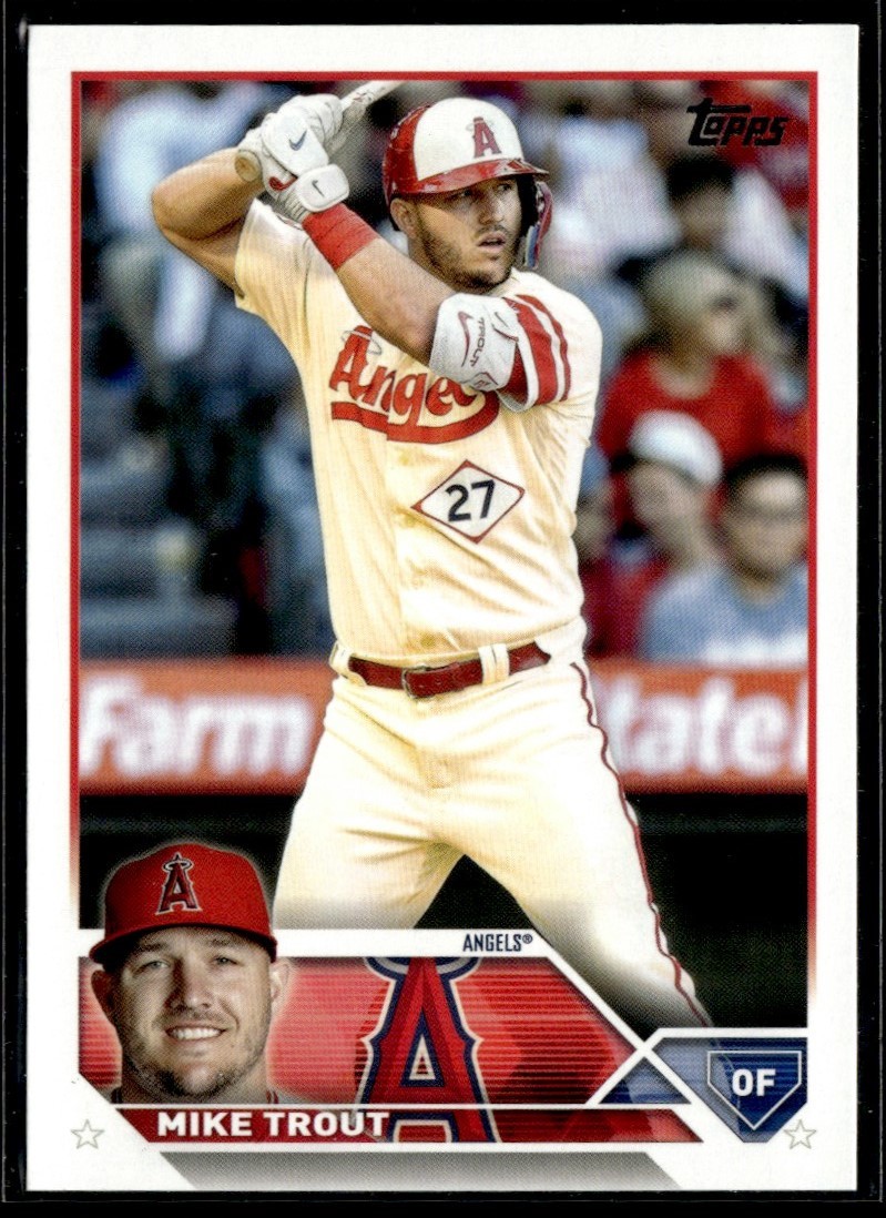 2023 Topps Series One Mike Trout Los Angeles Angels #27