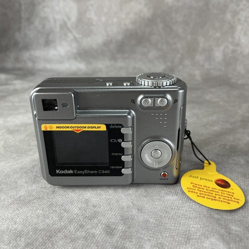 Kodak EashyShare C340 Digital Camera w/ Printer Dock Plus + Accessories, SD Card - Picture 7 of 21
