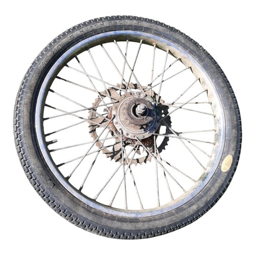 2x Moped Wheel Sachs/Zündapp 16 +17 Inch With Drum Brake & Sprocket Orginal - Picture 11 of 14