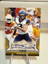 2019 Leaf Draft #17 David Sills V Rookie Autograph West Virginia Football WVU