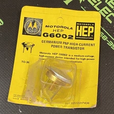 HEPG6002 - MOTOROLA - Germanium PNP Transistor High Current, High Gain Amplifier