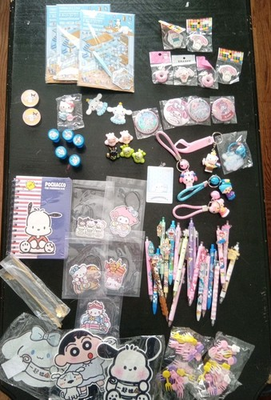 #ad 📒 67 Piece Sanrio Stationary Lot Hello Kitty Crybaby My Melody Pochacco More $45.00