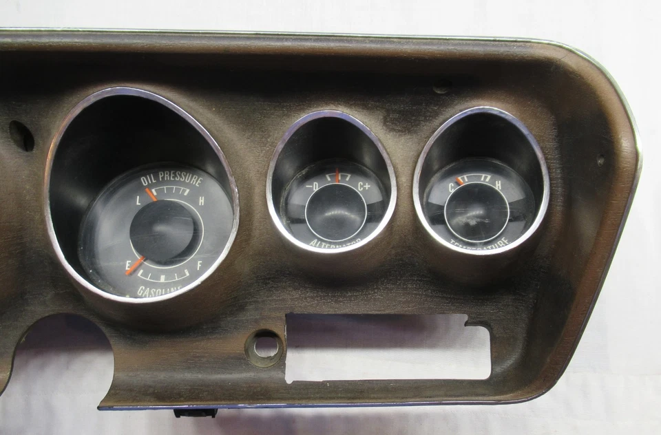 71 72 73 74 Charger Road Runner Satellite GTX rallye dash gauge bezel assembly - Image 3 of 4