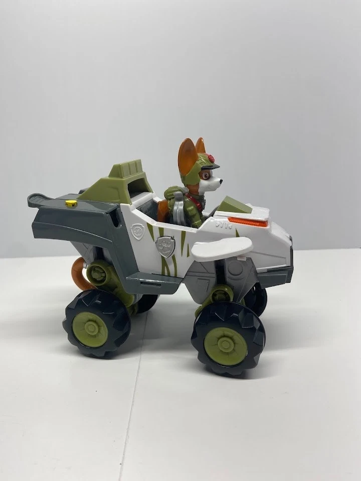 Paw Patrol Jungle Rescue Pups Rastreador Figura Off Road Mono Vehículo Spin Master Foto 2 de 4