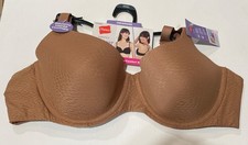 NWT Womens Suntan Brown Hanes Comfort Flex Underwired Bra Size XXXL 3XL