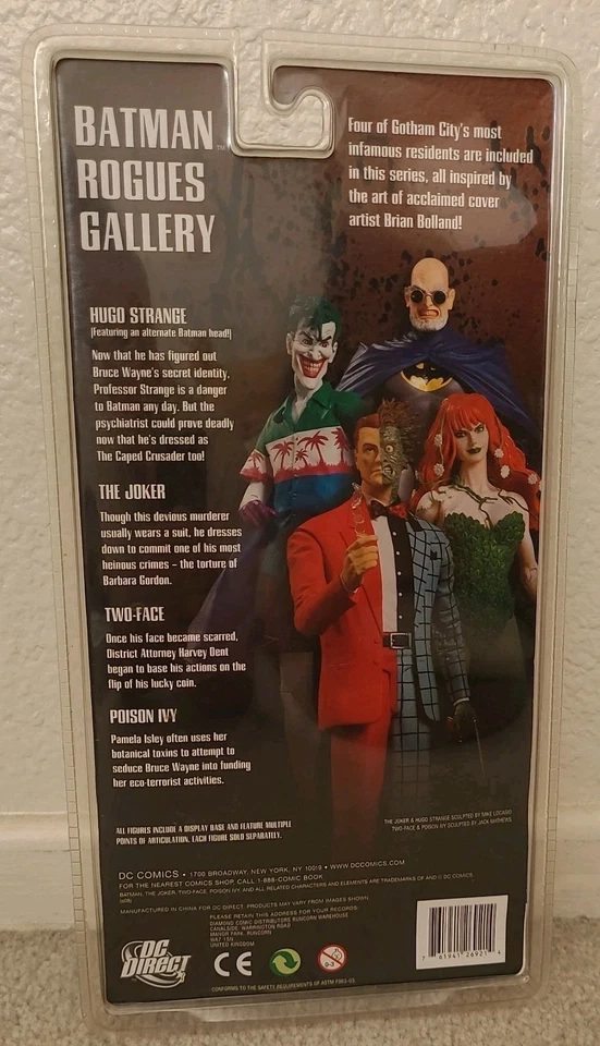 7-дюймовая фигурка 2008 DC Direct Secret Files Batman Rogues Gallery JOKER Killing Joke - Изображение 3 из 3