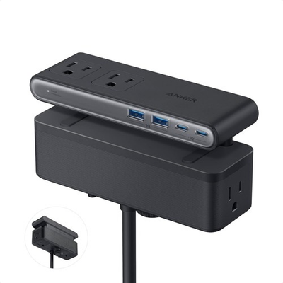 #ad #ad Anker Nano Power Strip Desk Clamp 1500J Surge Protector 5ft Extension Cord70W $69.99
