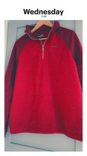 Craghoppers size large fleece mesn winter top.