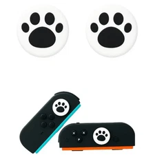 2 Paw Grip Caps for Switch 2 Analog Stick Covers Joy-Con Stick Covers (Scarlet)