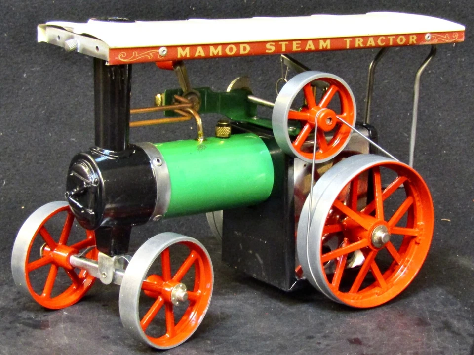 70 年代早期 Mamod TE1a 现场蒸汽拖拉机经过空气测试 - 玩具礼物男孩男式 # 1889 — 第 2/4 张图片